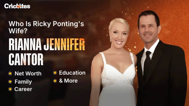 Who Is Ricky Ponting's Wife? Rianna Jennifer Cantor: Net Worth, Family, Career, Education & More