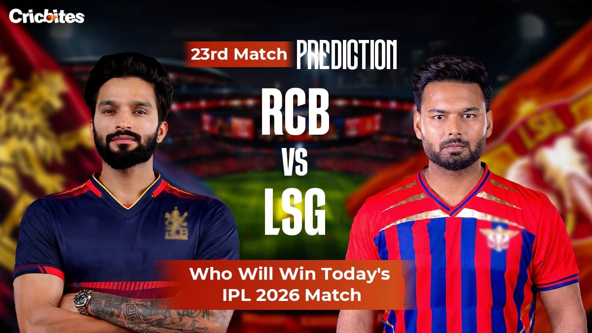RCB vs LSG IPL 2026 Match 23 : Match Prediction & Squads – Who Will Win Today?