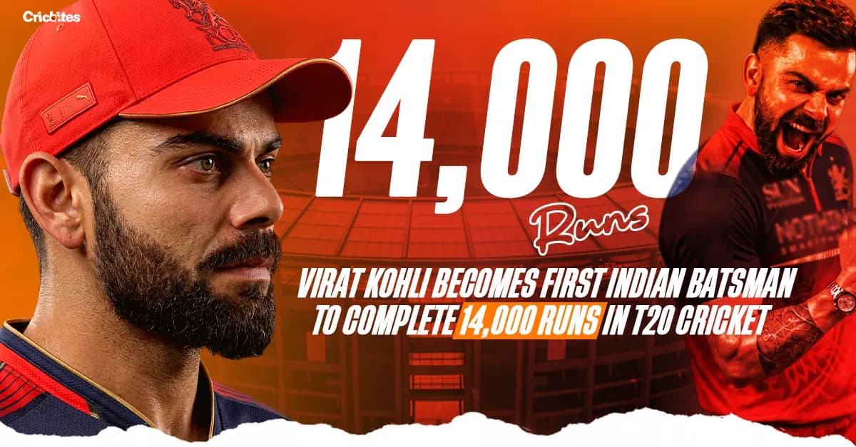 Virat Kohli Becomes First Indian Batsman To Complete 14,000 Runs In T20 Cricket