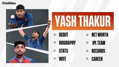 Yash Thakur Debut, Biography, Stats, Net Worth, Wife, IPL Team, Records, Career