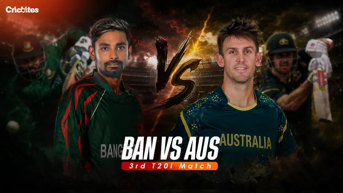 BAN vs AUS 3rd T20I Match Prediction: Who Will Win Today? Playing XI, Pitch Report & Injury Updates