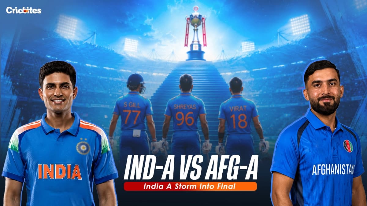 India A vs Afghanistan A Highlights: Massive Win Sends India A Into Final