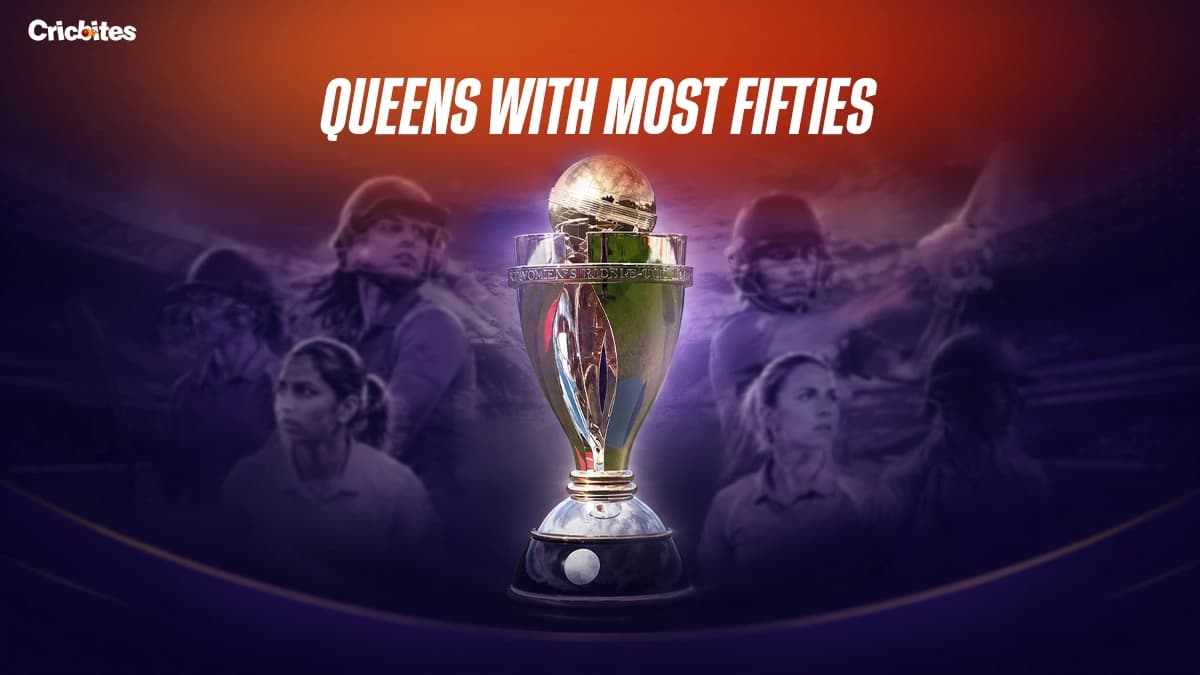 Top 7 Women’s Players With Most Fifties In ICC Women’s WC