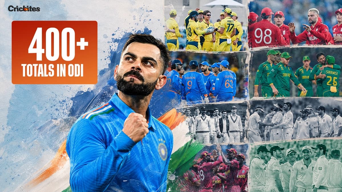Top 10 ODI Teams With the Most 400+ Totals in Cricket History