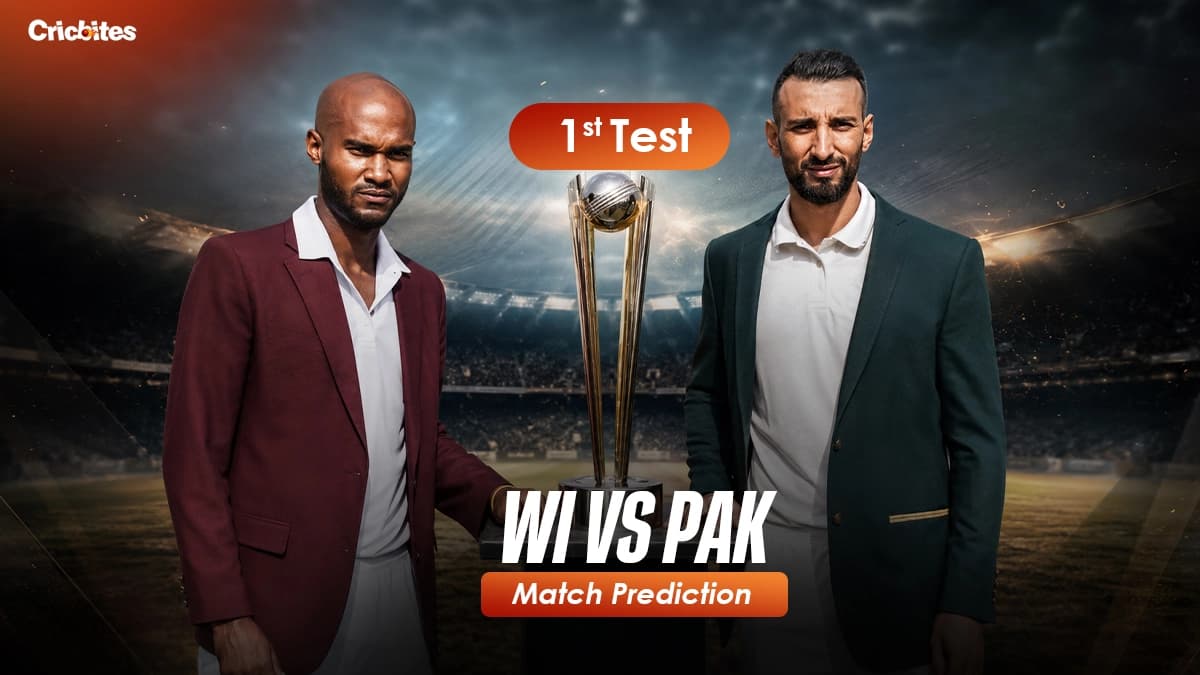 WI vs PAK 1st Test Match Prediction, Pitch Report & C & VC Picks