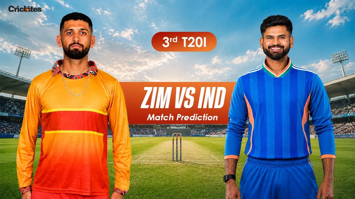 ZIM vs IND 3rd T20I Match Prediction, Pitch Report & C & VC Picks, News