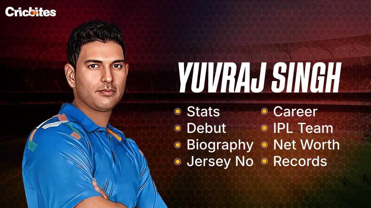 Yuvraj Singh Debut, Biography, Stats, Net Worth, Wife, IPL Team, Records, Career